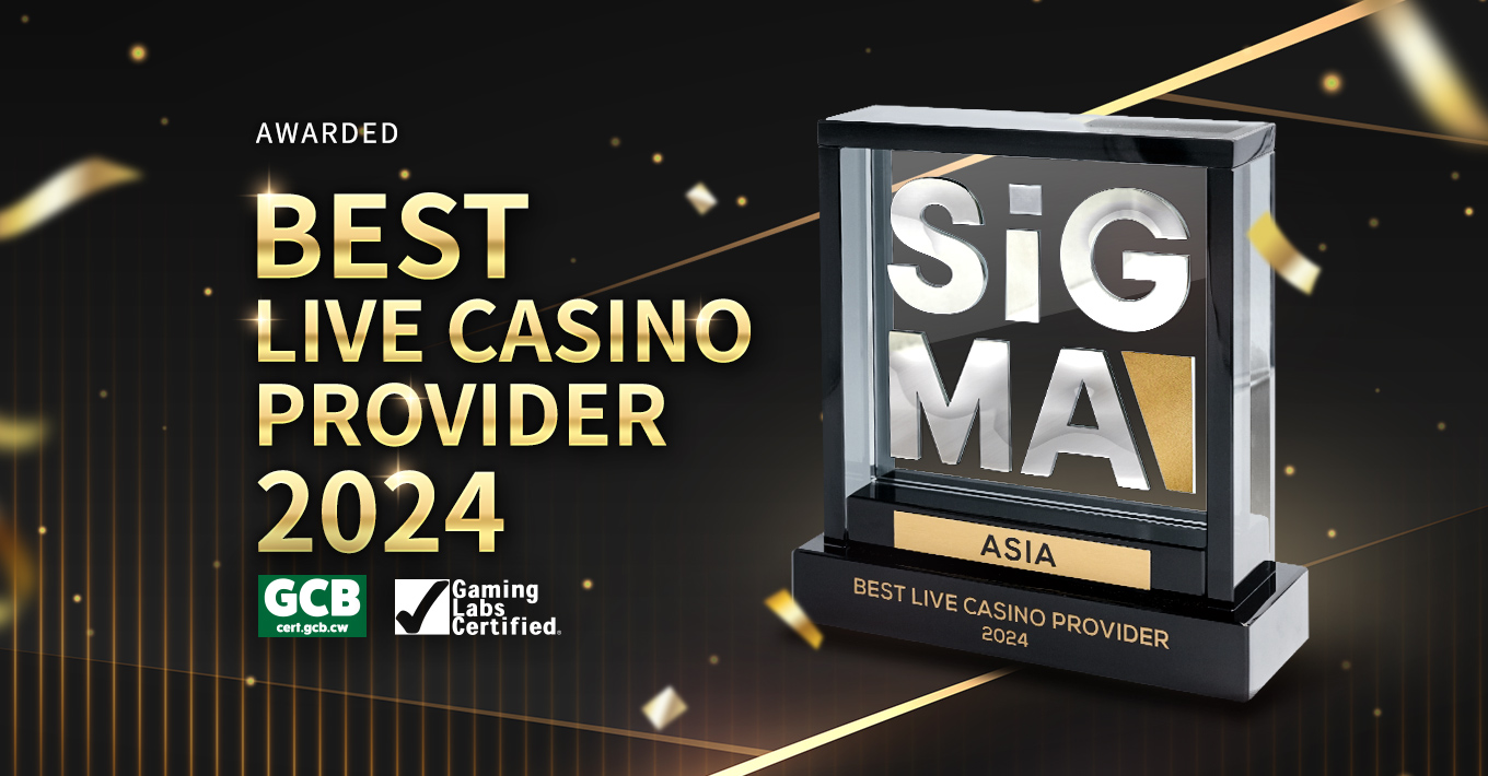 "Best Live Casino Provider" at SiGMA Asia Awards 2024